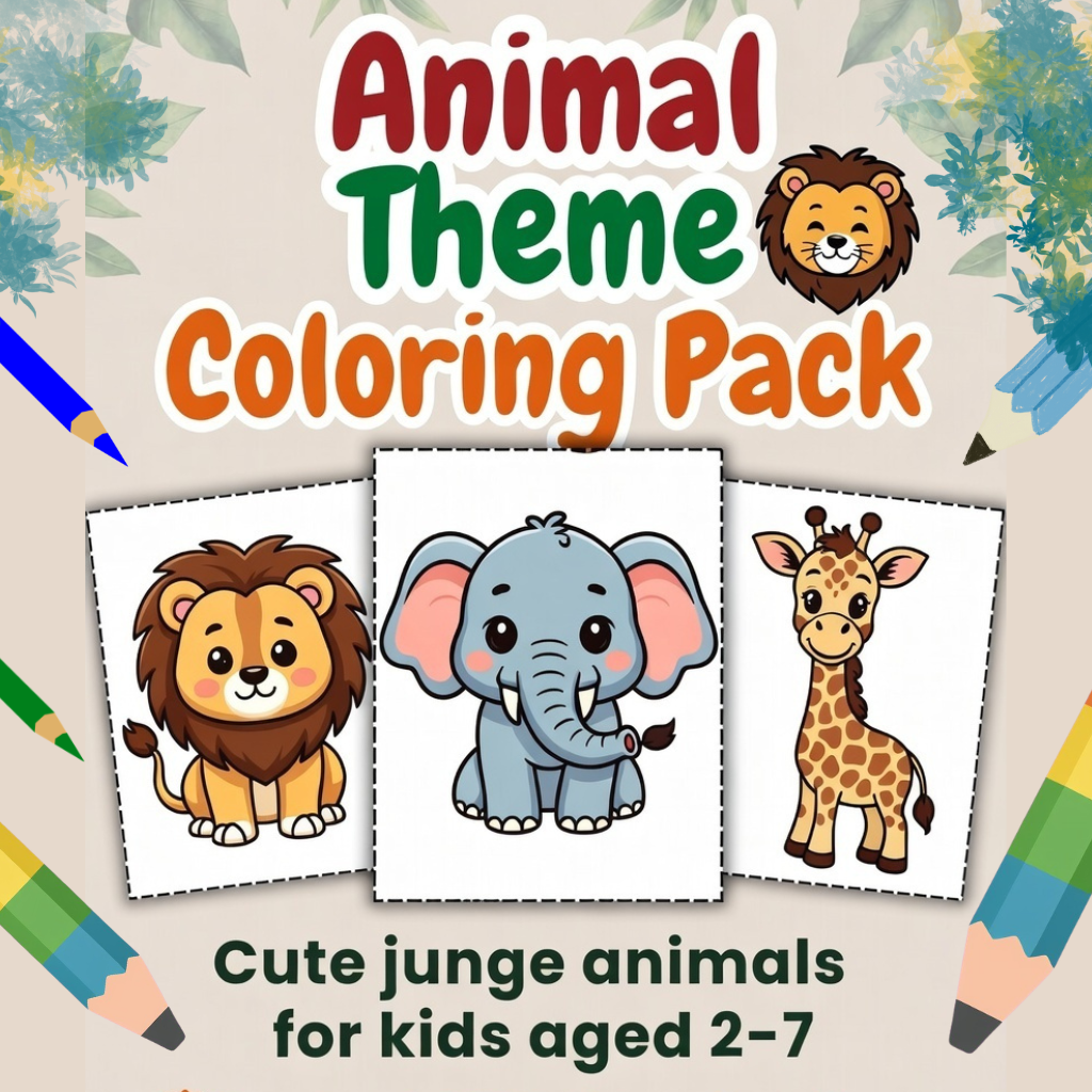 Animal Theme Coloring