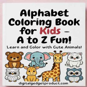 Alphabet Coloring Book for Kids – A to Z Fun!