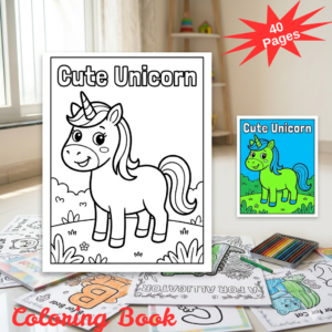 Unicorn Coloring Book