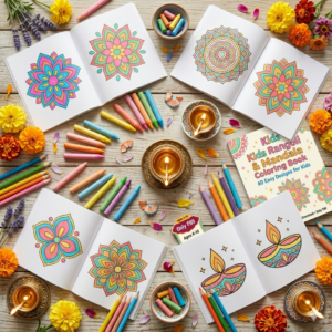 Kids Rangoli & Mandala Coloring Book