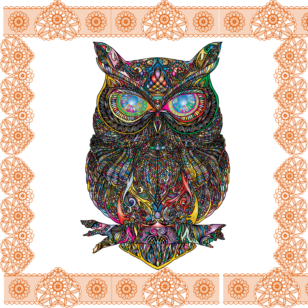 Animal Mandala Coloring Book