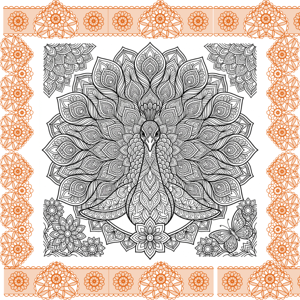 Animal Mandala Coloring Book – 60 Beautiful Animal Designs - Image 6