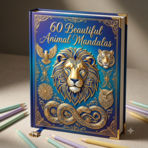 Animal Mandala Coloring Book