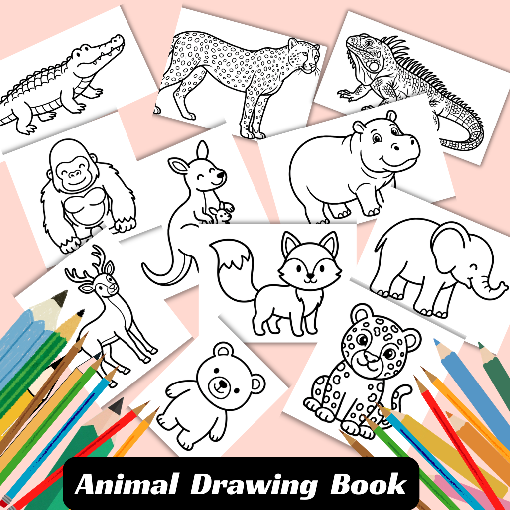 Animals Drawing Book