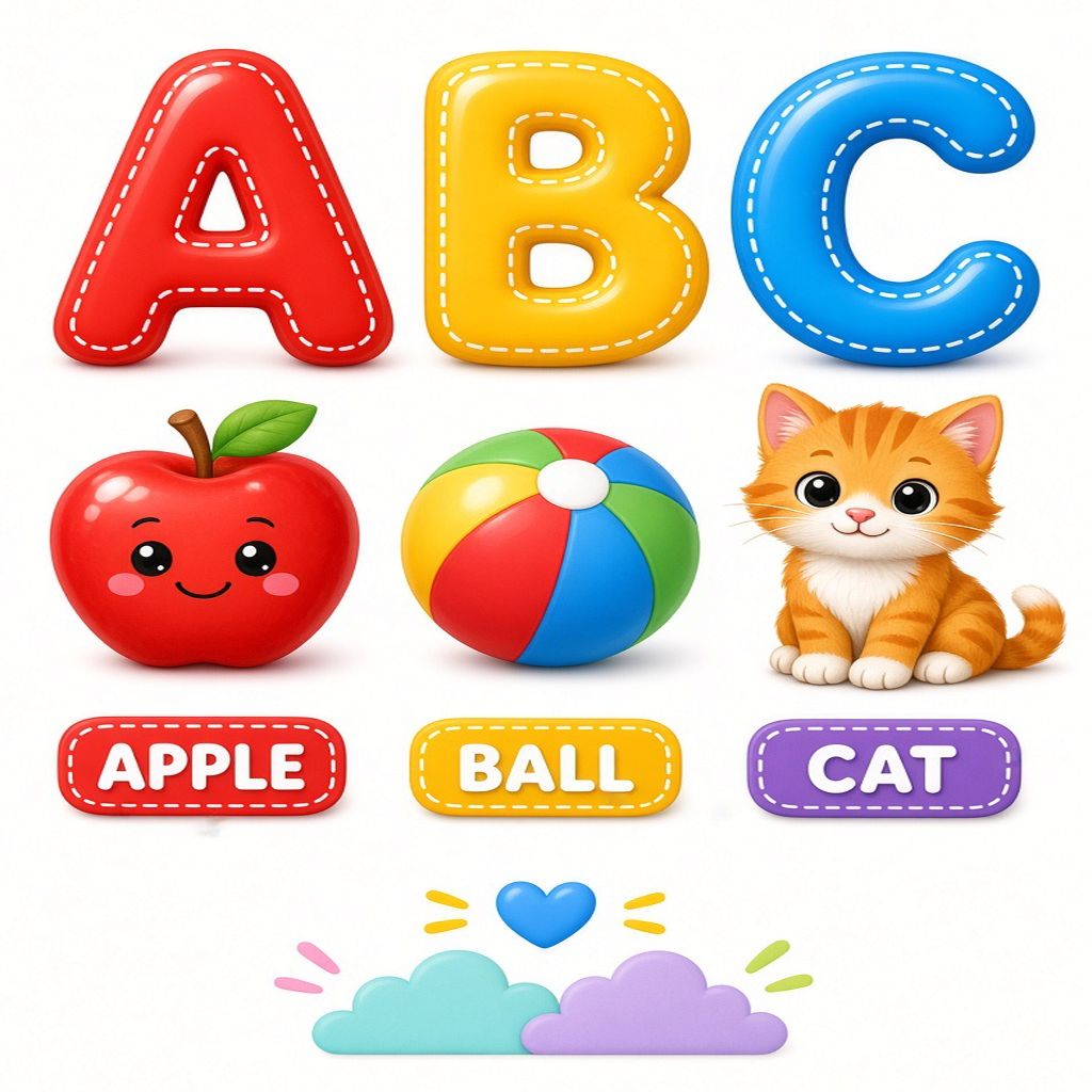 Alphabet and Numbers Activity Books