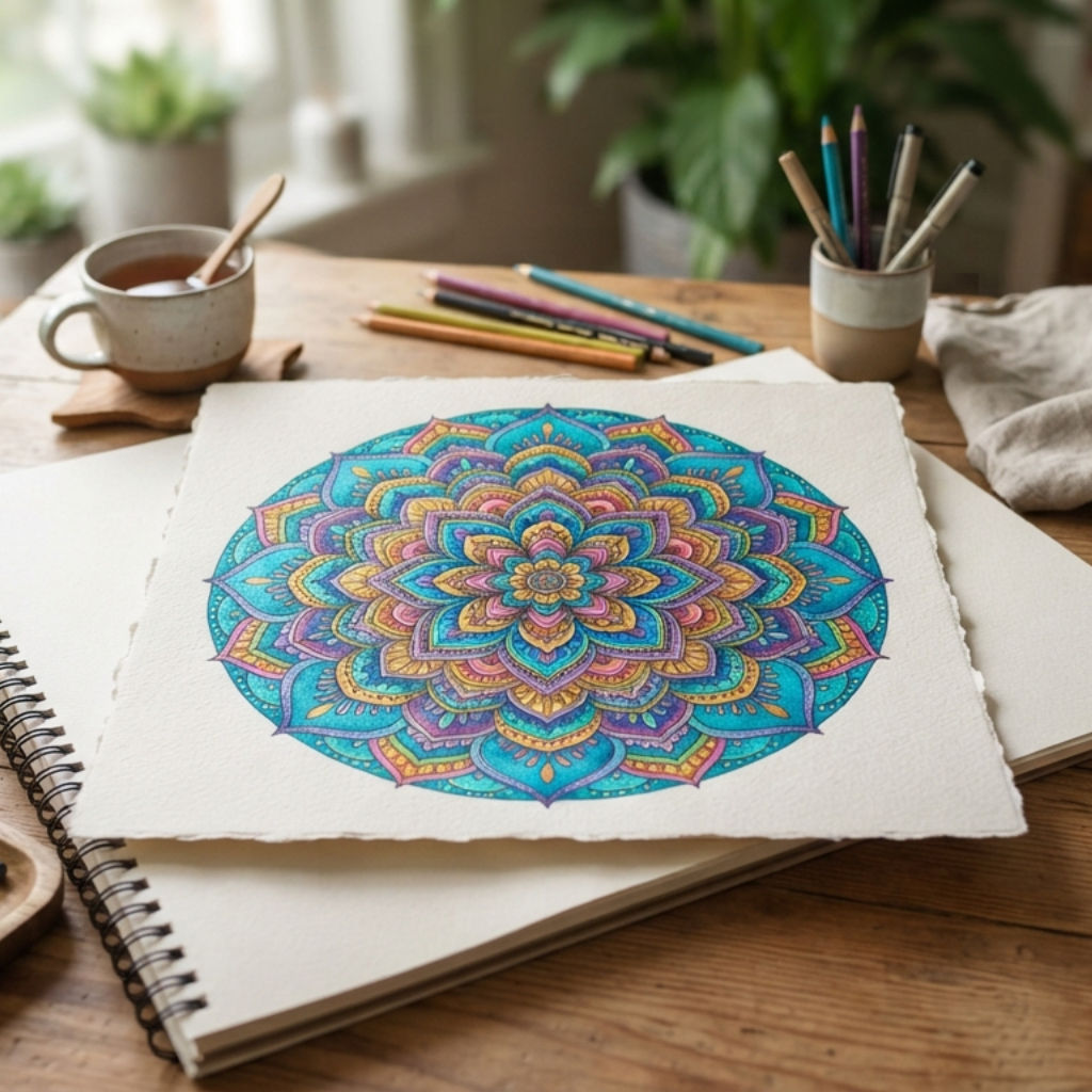 Benefits of Mandala Coloring