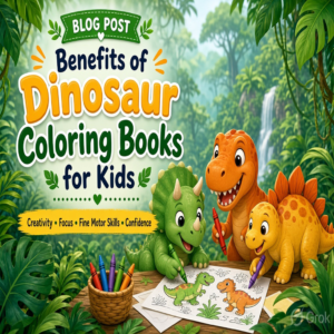 Benefits of Dinosaur Coloring Books for Kids