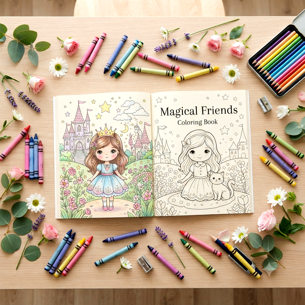 Benefits of Cute Girls Coloring Books for Kids