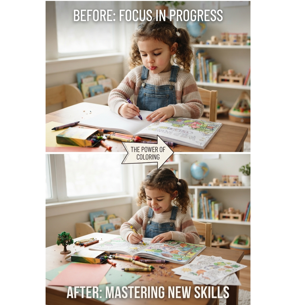 How Coloring Books Help Kids Learn Faster