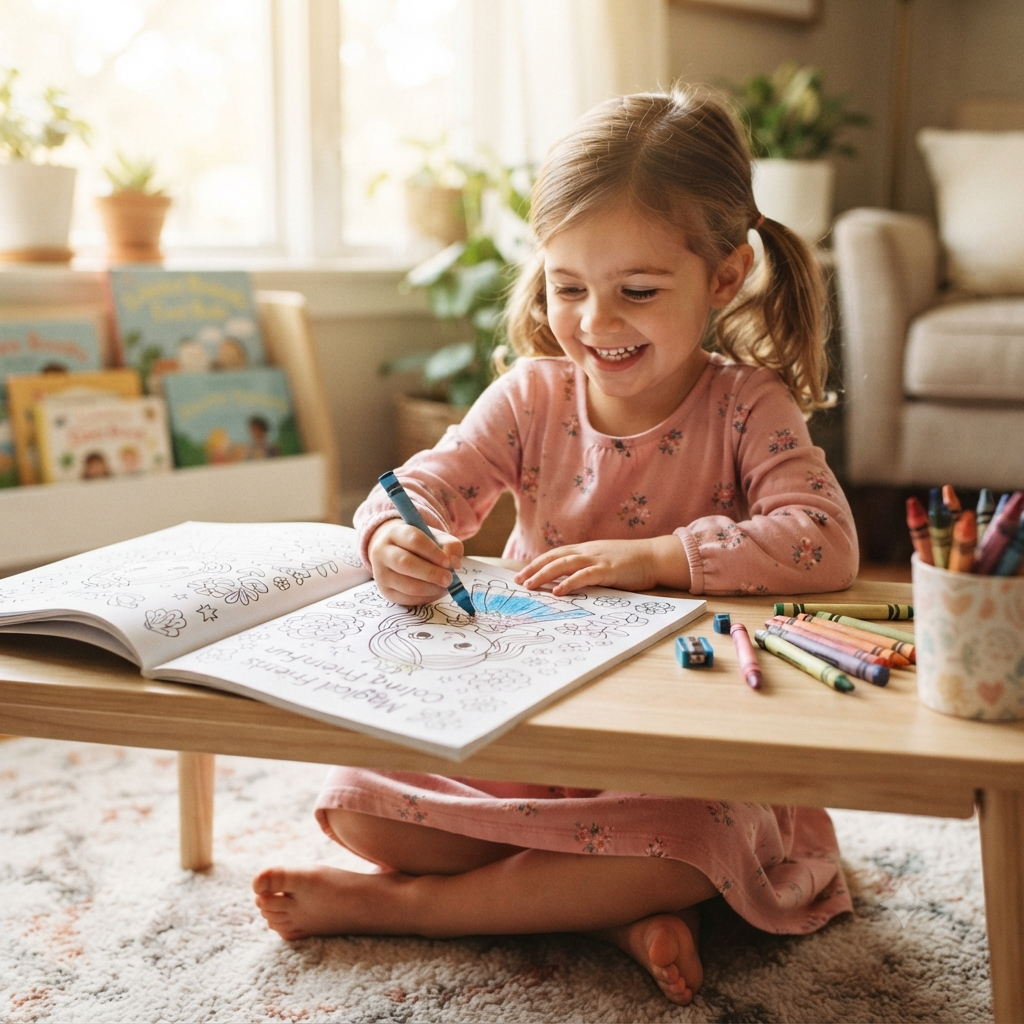 Benefits of Cute Girls Coloring Books for Kids