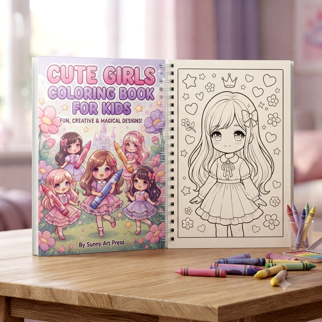 Benefits of Cute Girls Coloring Books for Kids