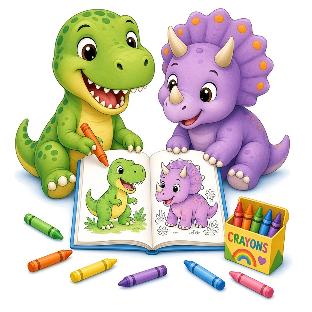 Benefits of Dinosaur Coloring Books for Kids