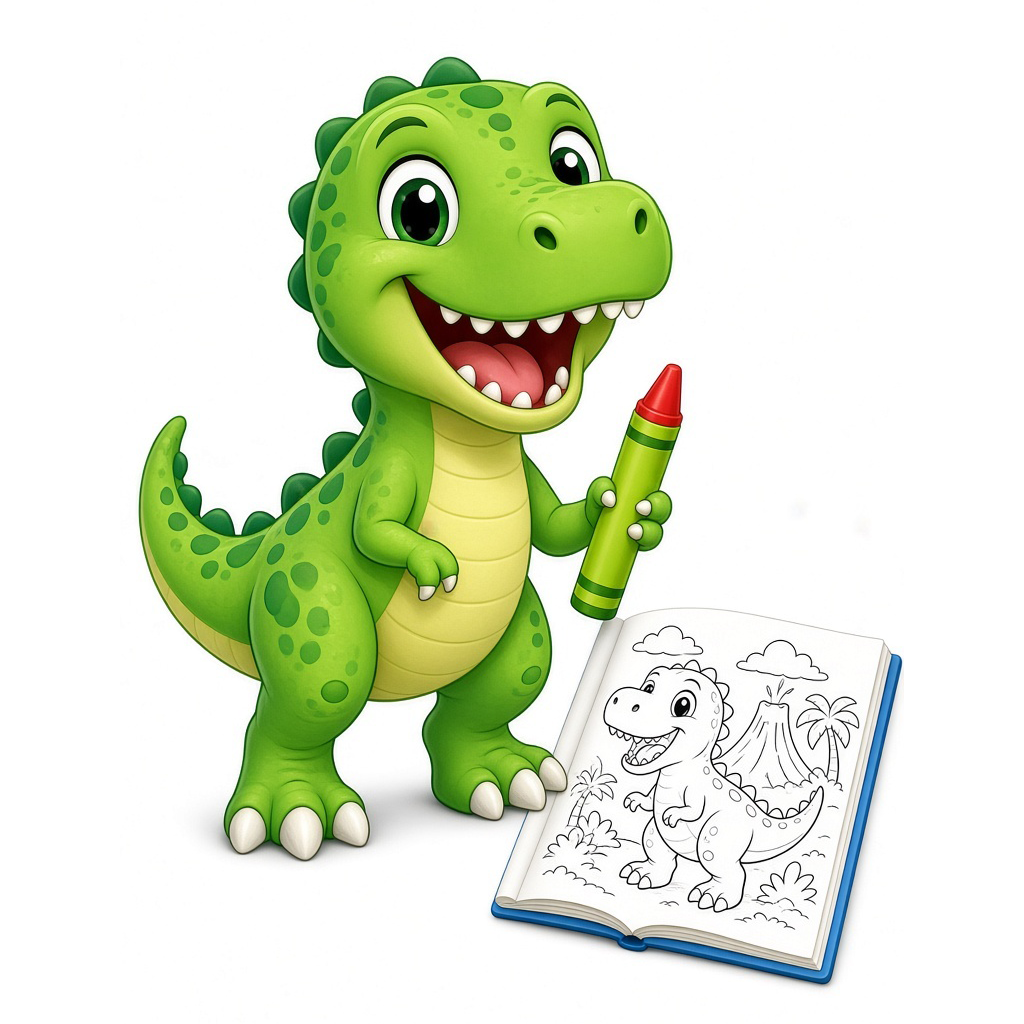 Benefits of Dinosaur Coloring Books for Kids