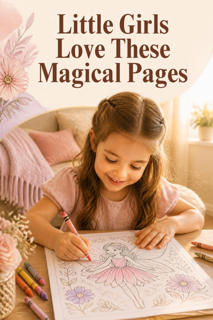 Fairy and Princess Coloring Books